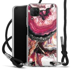 Carry Case Transparent Fabric black/silver