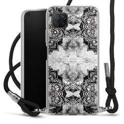 Carry Case Transparent Fabric black/silver