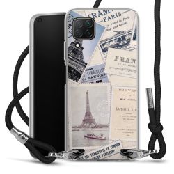 New Carry Case Transparent Stoff schwarz/silber