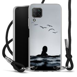 Carry Case Transparent Fabric black/silver