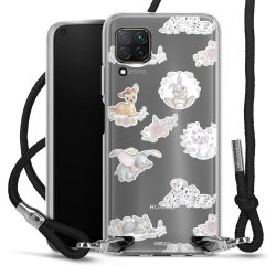 New Carry Case Transparent Stoff schwarz/silber