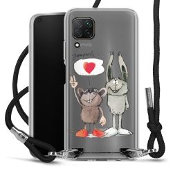 New Carry Case Transparent Stoff schwarz/silber