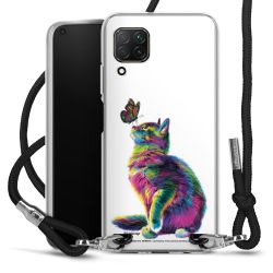 New Carry Case Transparent Stoff schwarz/silber