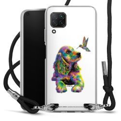 New Carry Case Transparent Stoff schwarz/silber