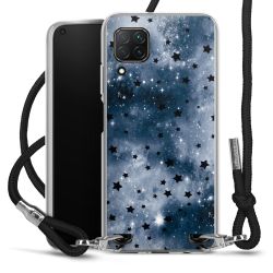 New Carry Case Transparent Stoff schwarz/silber