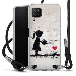 New Carry Case Transparent Stoff schwarz/silber