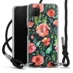 New Carry Case Transparent Stoff schwarz/silber