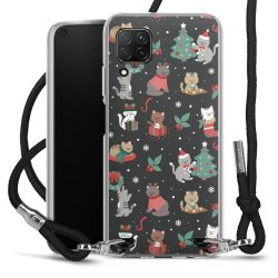 New Carry Case Transparent Stoff schwarz/silber