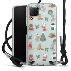 New Carry Case Transparent Stoff schwarz/silber