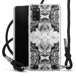 Carry Case Transparent Fabric black/silver