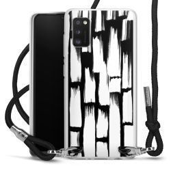 Carry Case Transparent Fabric black/silver