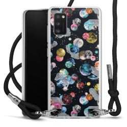 Carry Case Transparent Fabric black/silver