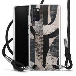 Carry Case Transparent Fabric black/silver