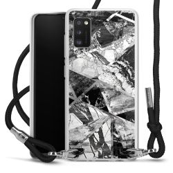 Carry Case Transparent Fabric black/silver