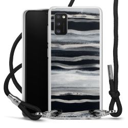 Carry Case Transparent Fabric black/silver