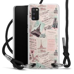 Carry Case Transparent Fabric black/silver