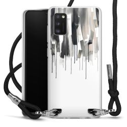 Carry Case Transparent Fabric black/silver