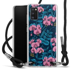 New Carry Case Transparent Stoff schwarz/silber