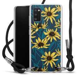 New Carry Case Transparent Stoff schwarz/silber