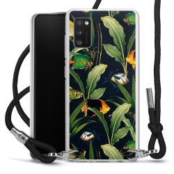 New Carry Case Transparent Stoff schwarz/silber