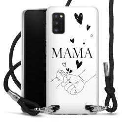 New Carry Case Transparent Stoff schwarz/silber