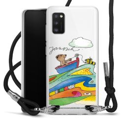 New Carry Case Transparent Stoff schwarz/silber