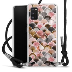 New Carry Case Transparent Stoff schwarz/silber