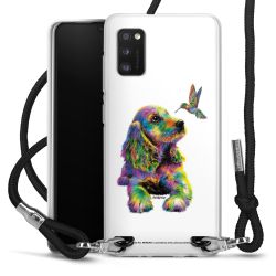 New Carry Case Transparent Stoff schwarz/silber