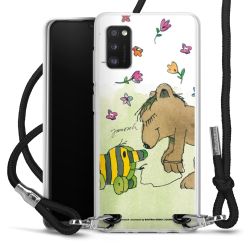 New Carry Case Transparent Stoff schwarz/silber