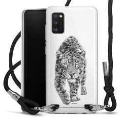 New Carry Case Transparent Stoff schwarz/silber