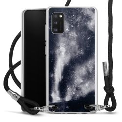 New Carry Case Transparent Stoff schwarz/silber