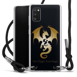 New Carry Case Transparent Stoff schwarz/silber