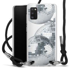 New Carry Case Transparent Stoff schwarz/silber