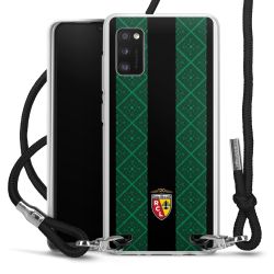 New Carry Case Transparent Stoff schwarz/silber