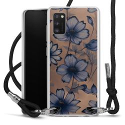 New Carry Case Transparent Stoff schwarz/silber