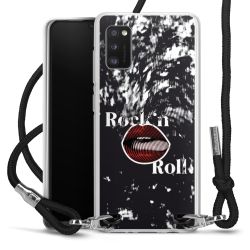 New Carry Case Transparent Stoff schwarz/silber