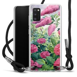 New Carry Case Transparent Stoff schwarz/silber