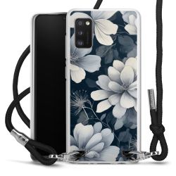 New Carry Case Transparent Stoff schwarz/silber