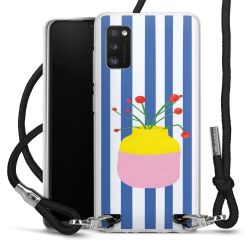 New Carry Case Transparent Stoff schwarz/silber