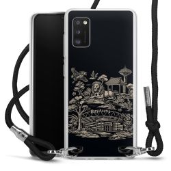 Carry Case Stoff schwarz/silber