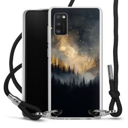 New Carry Case Transparent Stoff schwarz/silber