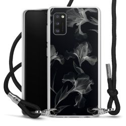 New Carry Case Transparent Stoff schwarz/silber