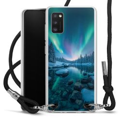 New Carry Case Transparent Stoff schwarz/silber