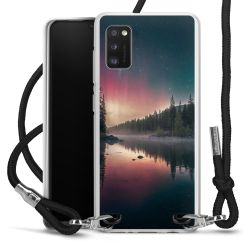 New Carry Case Transparent Stoff schwarz/silber