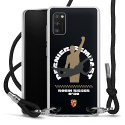 New Carry Case Transparent Stoff schwarz/silber