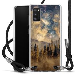 New Carry Case Transparent Stoff schwarz/silber