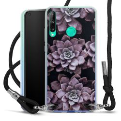 Carry Case Transparent Fabric black/silver