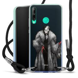 New Carry Case Transparent Stoff schwarz/silber