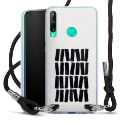 New Carry Case Transparent Stoff schwarz/silber