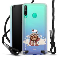 New Carry Case Transparent Stoff schwarz/silber